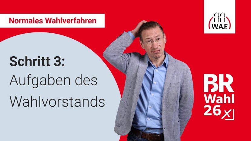 3. Schritt: Aufgaben des Wahlvorstands